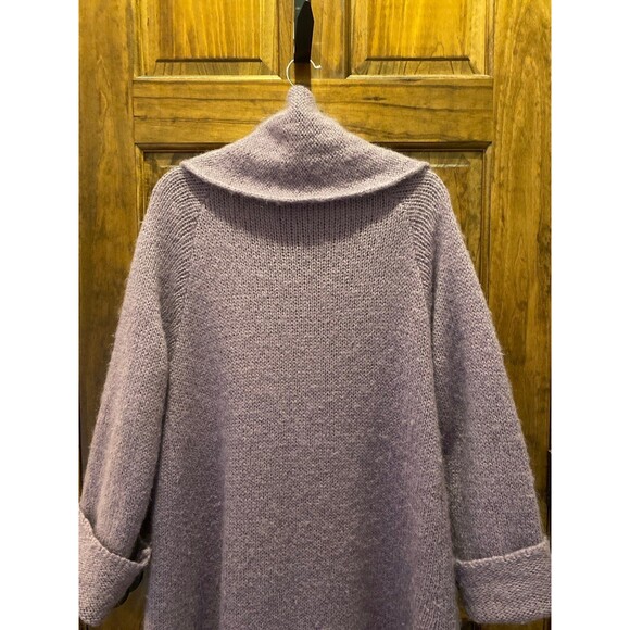 Soft Surroundings Telluride Lavender Sweater Women's Long Cardigan Size XL - Picture 9 of 12